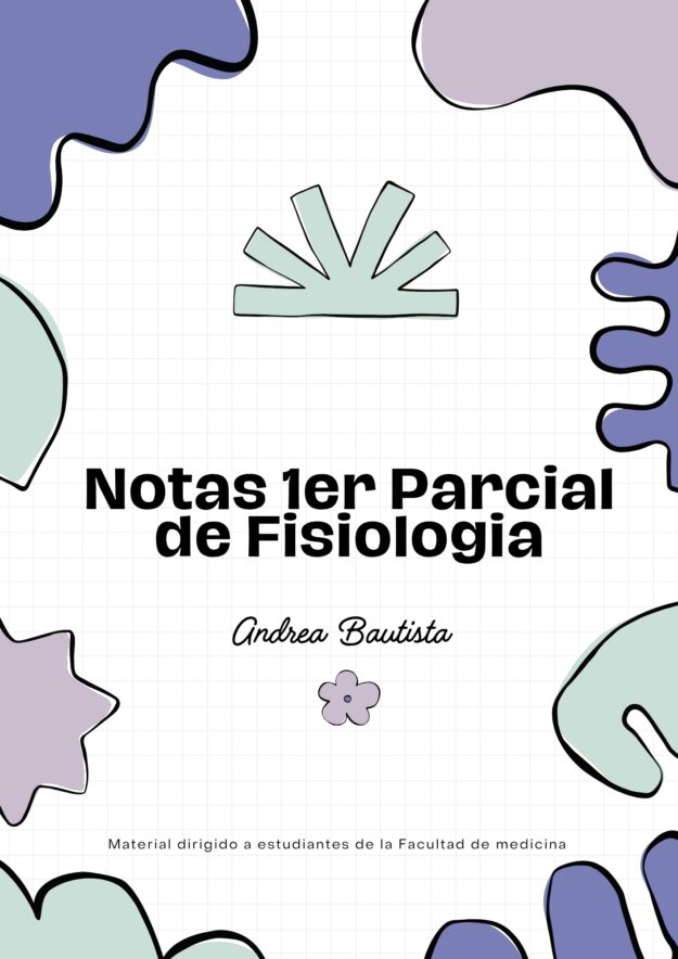 Notas de 1er Parcial Fisiología